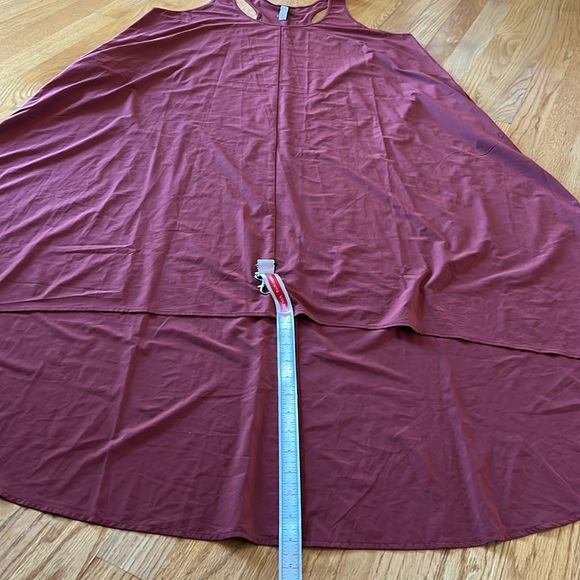 Athleta Sleeveless Travel Maxi Dress Size XL Maroon - Picture 7 of 10